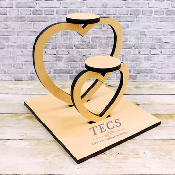 Heart Ring Platter Side Pic